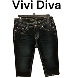 Like new! Vivi Diva Capri Jeans/Size 8/worn once